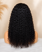 Kinky Curly with Closure and Elastic Band (Color Black) Desire-Beauty Hair Collections