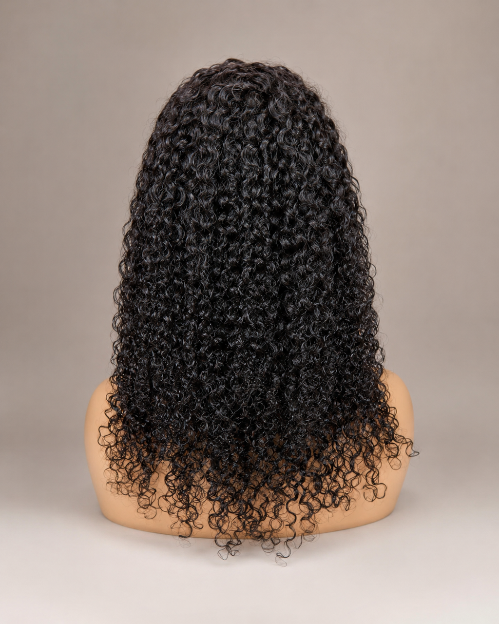 Kinky Curly with Elastic Band (Color Black) Desire-Beauty Hair Collections