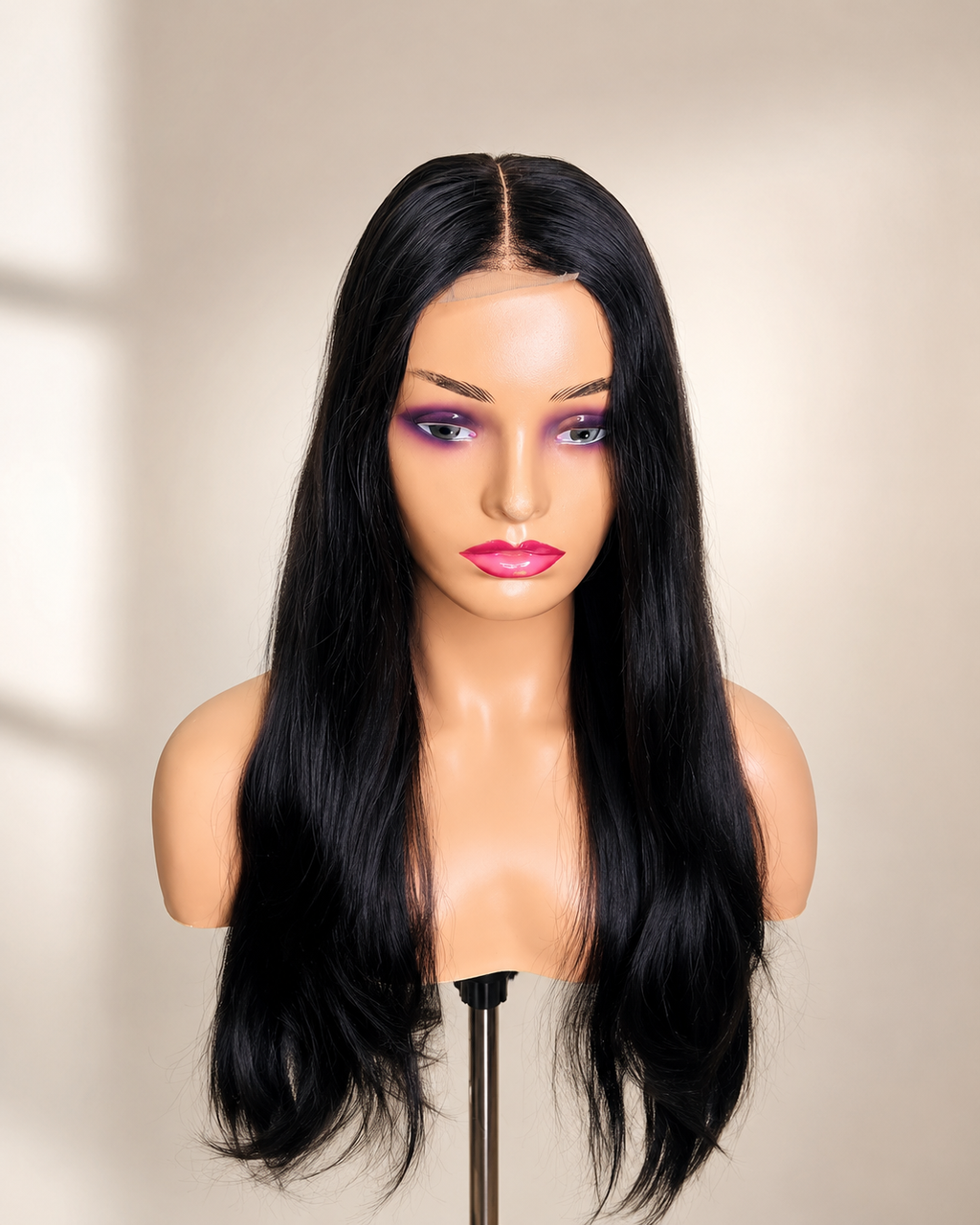 Straight with Closure and Elastic Band (color Black) Desire-Beauty Hair Collections
