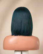 Bob Wig with Closure and Elastic Band (Green Color) Desire-Beauty Hair Collections