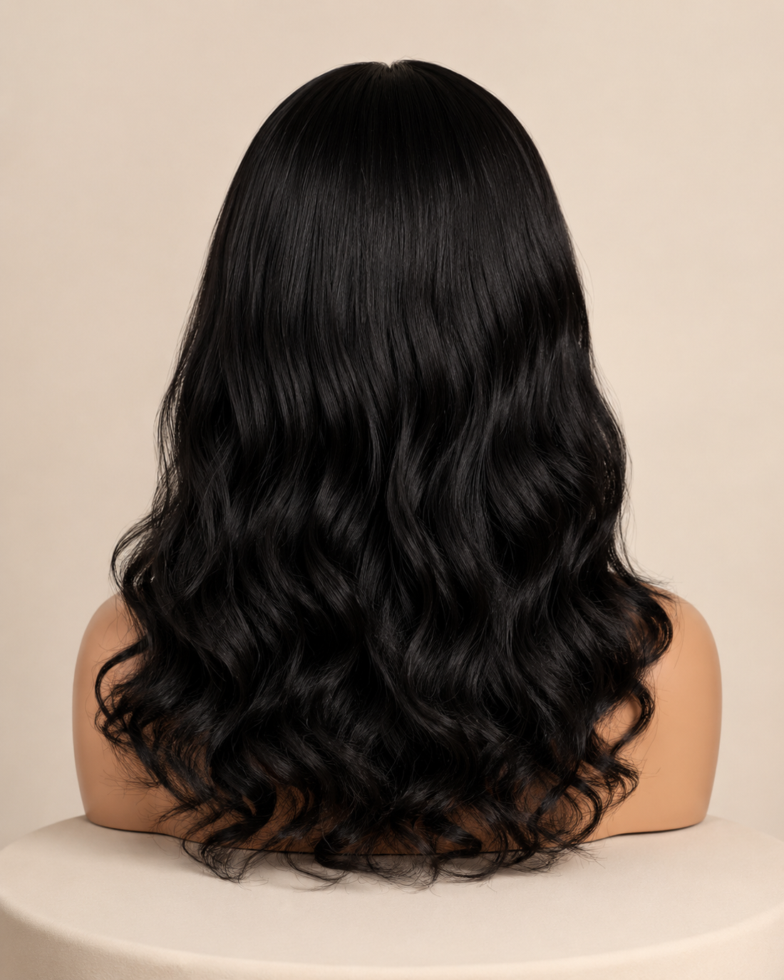 Body Wave with Elastic Band (Black Color)