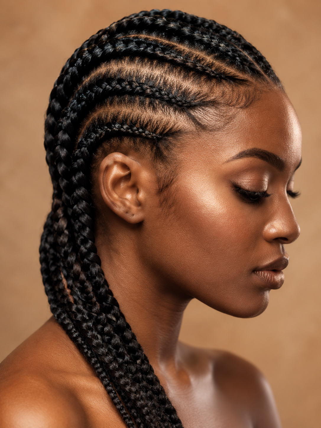 Cornrows hairstyle
