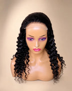 Deep Wave Closure with Elastic Band (Black Color) Desire-Beauty Hair Collections