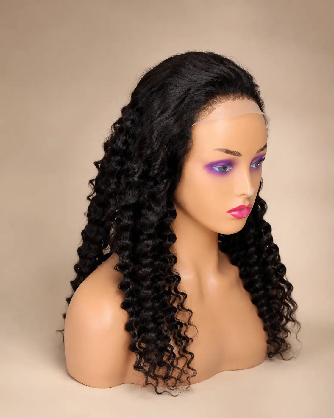 Deep Wave Closure with Elastic Band (Black Color) Desire-Beauty Hair Collections