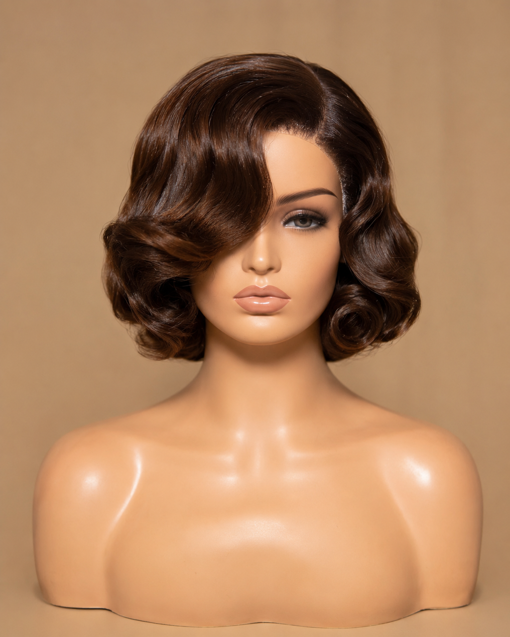 Loose Bouncy Wave with Closure (1B/Brown Color)