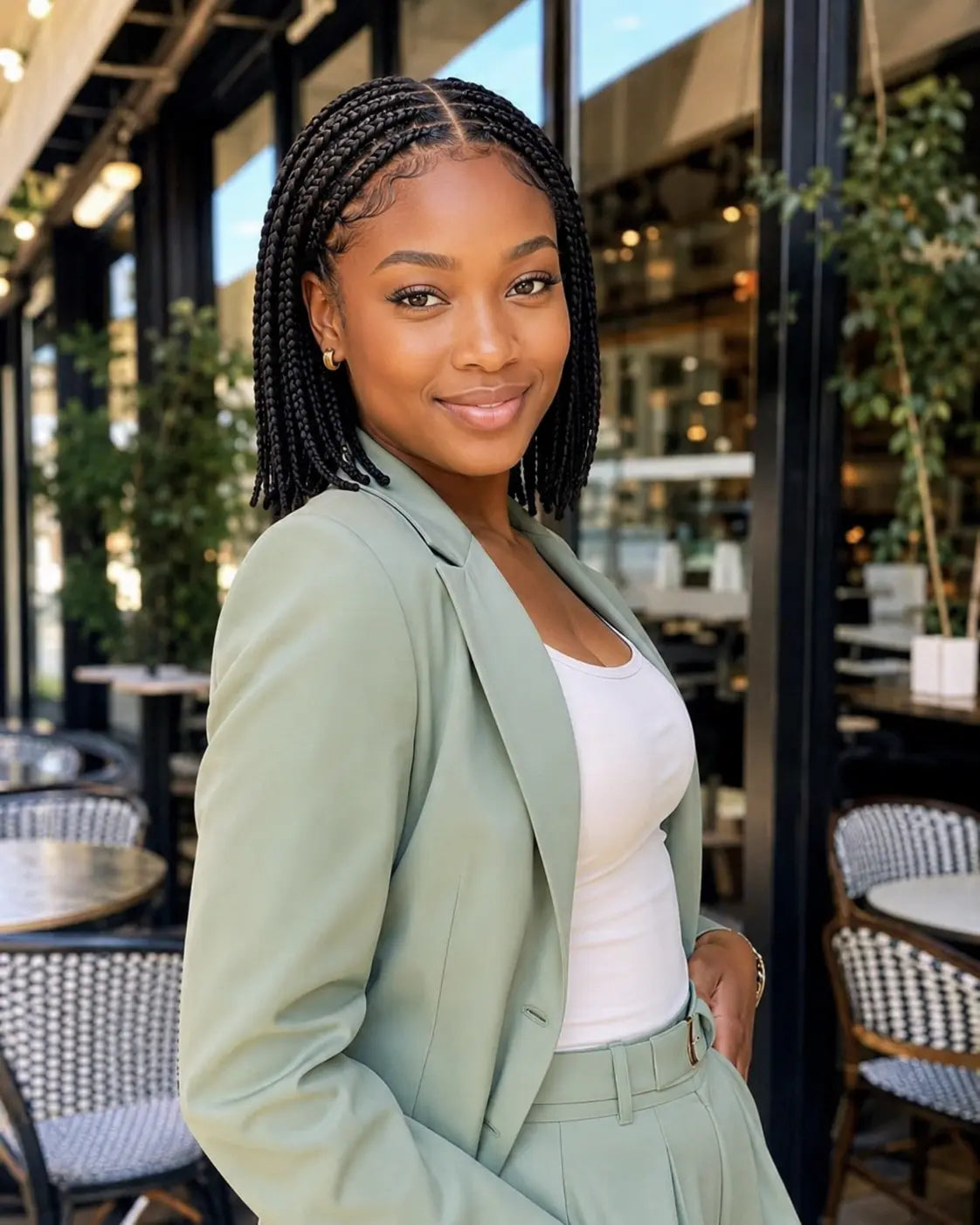 Medium Knotless Braids Desire-Beauty Hair Collections