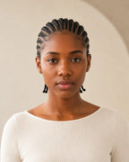 Neat Natural Cornrows  – Protective Natural Hair Braiding Style Desire-Beauty Hair Collections
