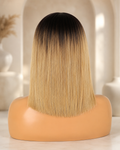 Straight Bob With Elastic Band and Closure (1B/27 Color)