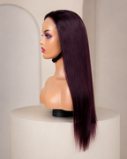 Straight with Closure and Elastic Band (T1B/99J Color)