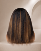 Yanky Straight with Closure and Elastic Band - (1B/30 Color) Desire-Beauty Hair Collections