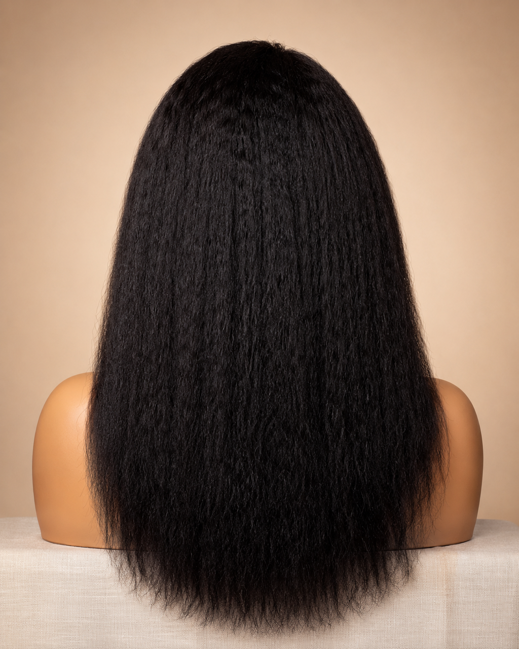 Yanky Straight with Closure and Elastic Band - (Black Color) Desire-Beauty Hair Collections